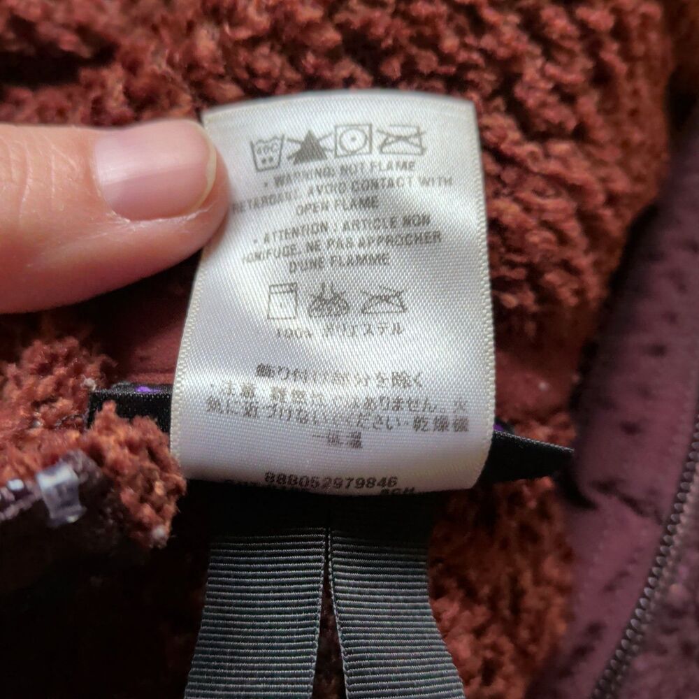 Patagonia Re-Tool Full Zip Fleece Jacket Burgundy Plum Women's Size M Medium - Picture 8 of 9